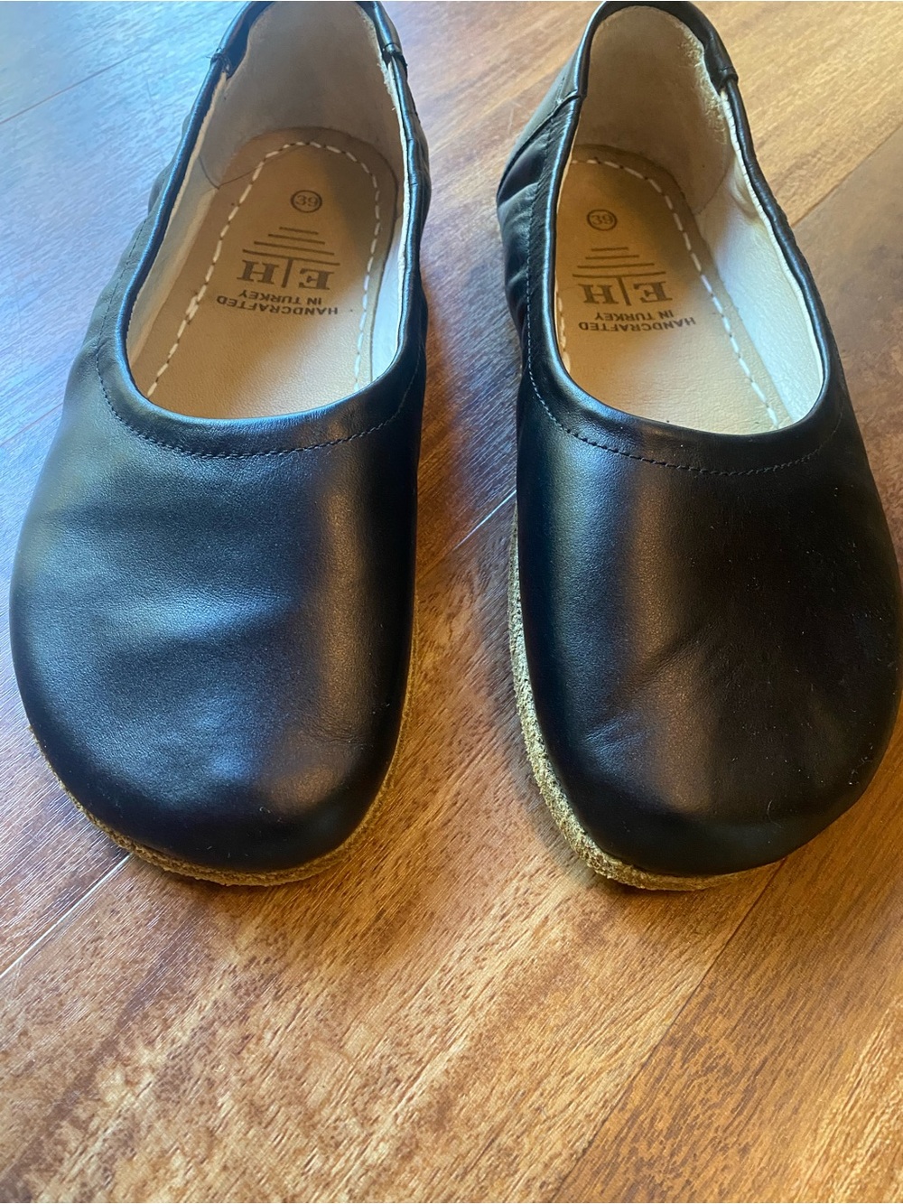 Earthing Harmony Grounding Black Barefoot Ballet Flats Size EU 38 US 8-8.5 EUC - Picture 4 of 8